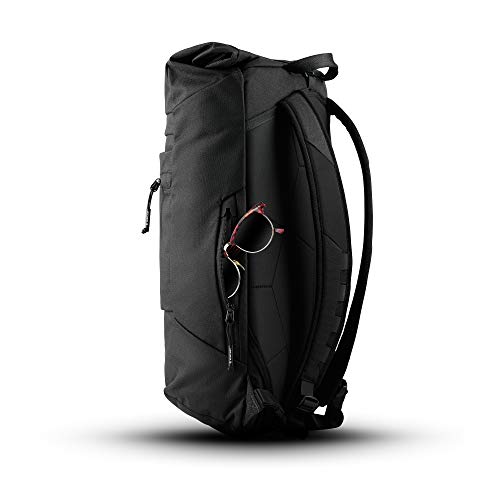 HEIMPLANET Original | HPT Carry Essentials - COMMUTER PACK 18L | Roll-Top Backpack with 15" Laptop compartment and side quick access | Supports 1% for The Planet (Black)