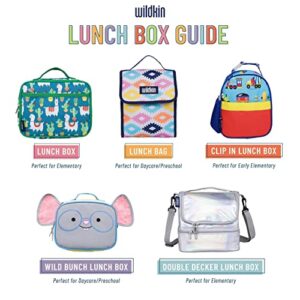 Wildkin Day2Day Kids Backpack Bundle with Lunch Box Bag (Rainbow Unicorns)