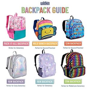 Wildkin Day2Day Kids Backpack Bundle with Lunch Box Bag (Rainbow Unicorns)