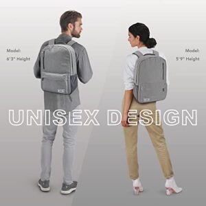 Solo Re:Cover 15.6 Inch Laptop Backpack, Grey