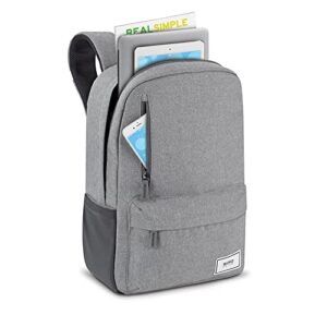 Solo Re:Cover 15.6 Inch Laptop Backpack, Grey