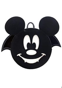loungefly x disney lasr exclusive mickey bat convertible mini backpack- mickey mouse