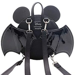 Loungefly X Disney LASR Exclusive Mickey Bat Convertible Mini Backpack- Mickey Mouse