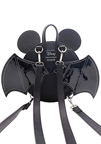 Loungefly X Disney LASR Exclusive Mickey Bat Convertible Mini Backpack- Mickey Mouse