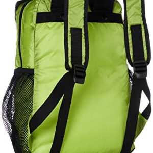 Solo Tourist CDP-25 Lime Bag, Compact Daypack, Folding Bag, Lightweight, Keyed