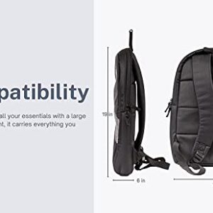 HP Wings Backpack for 15.6'' Inch (39.6 cm) Laptop/Chromebook/Mac (Black) 1D0M4PA