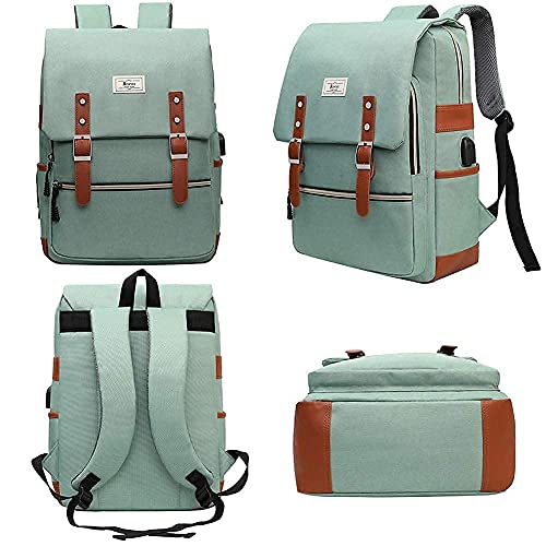 Ronyes Unisex College Bag Fits up to 15.6’’ Laptop Casual Rucksack Waterproof School Backpack Daypacks