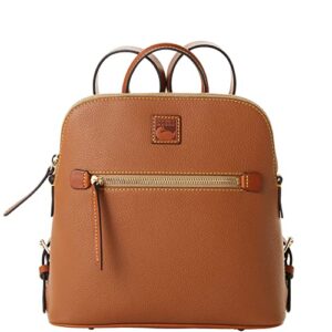 dooney & bourke handbag, pebble grain backpack - caramel
