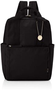 monica moni-0238 women's eco cordura rucksack with handle, black