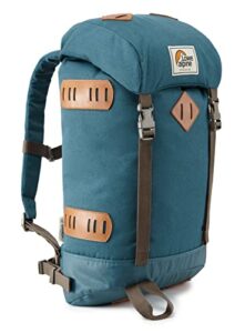 lowe alpine klettersack vintage backpack for hiking and outdoors, mallard blue,