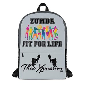 thatxpression fashion fitness zumba fit for life backpack