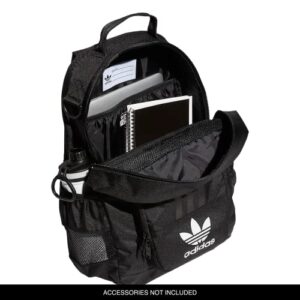 adidas Originals Originals National 3-Stripes 2.0 Backpack, Black/White, One Size