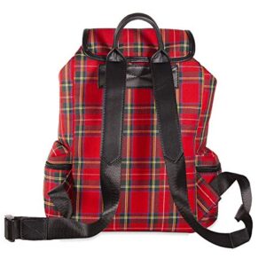 Lost Queen Kenneth Tartan Backpack (Red)