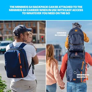 MiniMeis Universal G4 Backpack - Compatible with G4 Baby Carriers - Navy