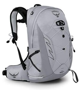 osprey tempest 9l women's hiking backpack with hipbelt, aluminum grey, wxs/s