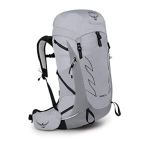 osprey tempest 30l women's hiking backpack with hipbelt, aluminum grey, wxs/s