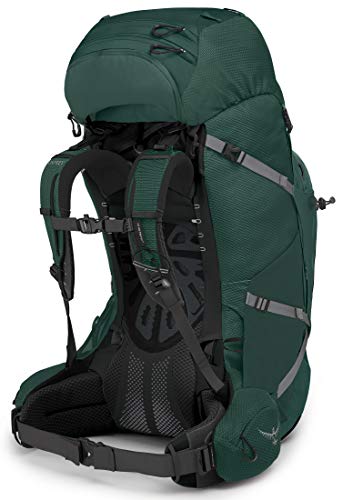 Osprey Aether Plus 85L Men's Backpacking Backpack, Axo Green, S/M