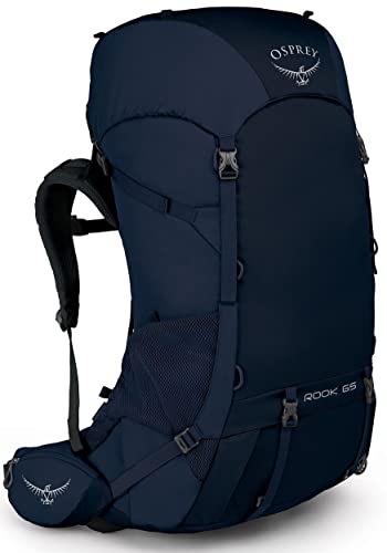 Osprey Rook 50L Men's Backpacking Backpack, Midnight Blue, One Size