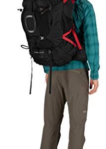 Osprey Aether Plus 100L Men's Backpacking Backpack, Black, L/XL