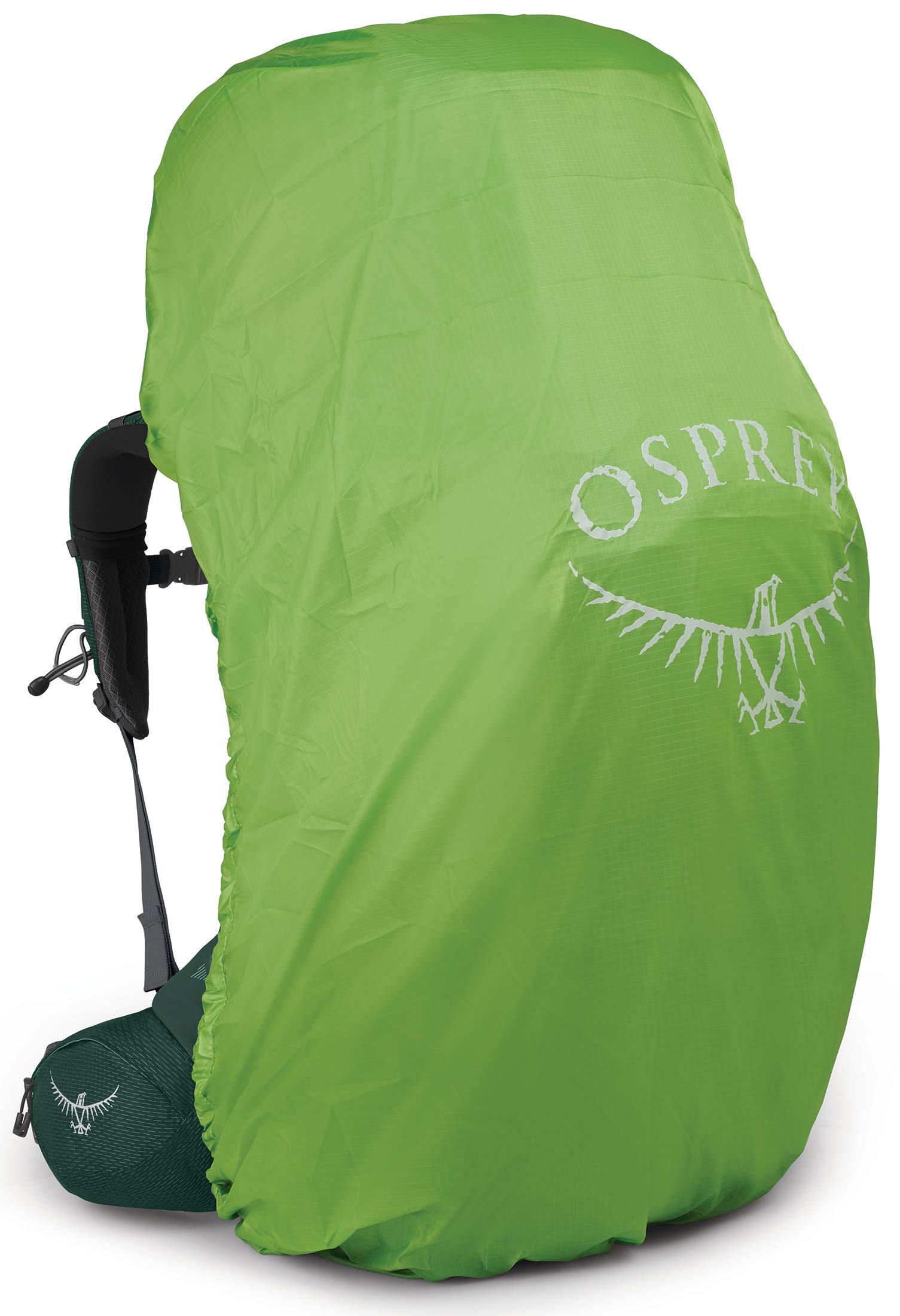 Osprey Aether Plus 100L Men's Backpacking Backpack, Axo Green, Small/Medium