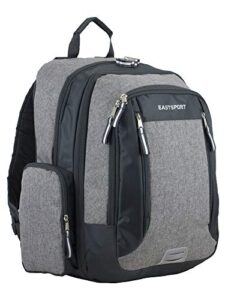 eastsport spacious xl expansion backpack, grey