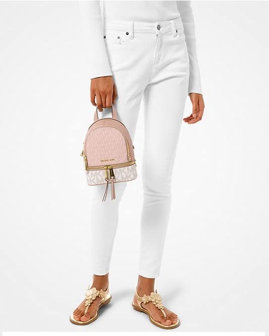 Michael kors mini xs pink rhea backpack (ballet)