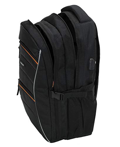 Rockland Smart Gear USB Laptop Backpack, Black, Large