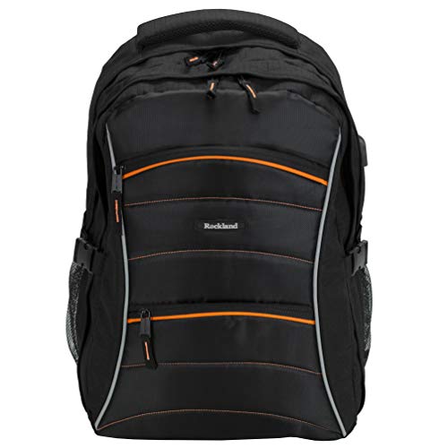 Rockland Smart Gear USB Laptop Backpack, Black, Large