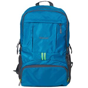 rockland packable stowaway backpack, blue, large