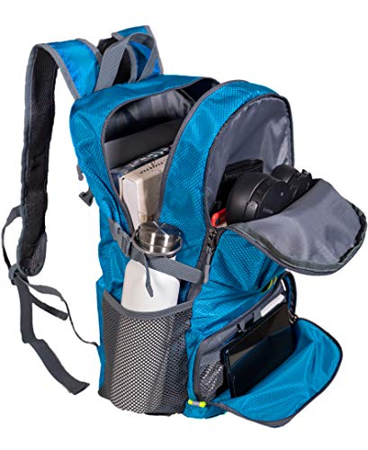 Rockland Packable Stowaway Backpack, Blue, Large