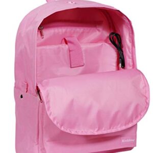 Rockland Classic Laptop Backpack, Pink, Large