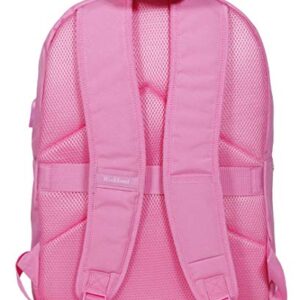 Rockland Classic Laptop Backpack, Pink, Large