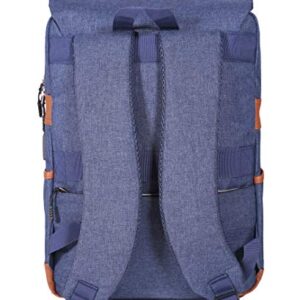 Rockland Heritage USB Laptop Backpack, Blue, Large