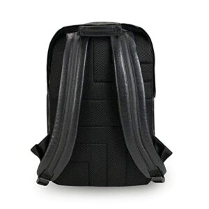 Skunk Backpack Urban - Smell Proof - Weather Resistant - NOW WITH COMBO LOCK (Black/Brown Leather)