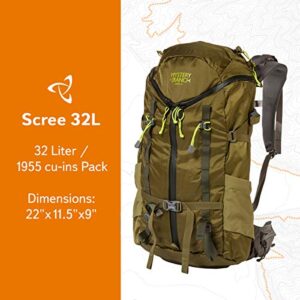 Mystery Ranch Scree 32 Backpack - Technical Daypack, Lizard, L/XL