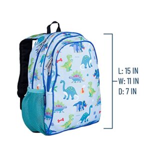 Wildkin 15 Inch Kids Backpack Bundle with Lunch Bag (Dinosaur Land)