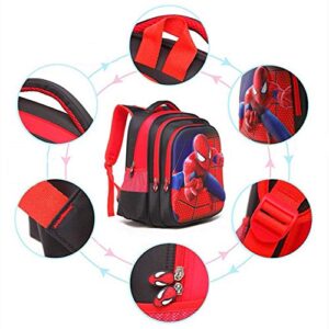 Limitless & Co. l Big Kid's Backpack l Ages 6-13 l Superhero Edition l Classic Blue and Red l Lightweight, Durable l Quality l Length 13in x Width 7.1in x Height 16.5in l