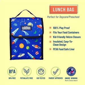 Wildkin 15 Inch Kids Backpack Bundle with Lunch Bag (Out of this World)