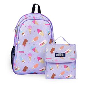 wildkin 15 inch kids backpack bundle with lunch bag (sweet dreams)