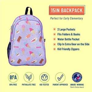 Wildkin 15 Inch Kids Backpack Bundle with Lunch Bag (Sweet Dreams)