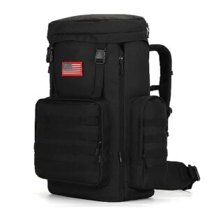4land big camping backpack for men, extra large hiking backpack for travel, 60l70l85l oversized waterproof military rucksack