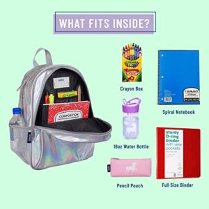 Wildkin 15 Inch Kids Backpack Bundle with Lunch Bag (Holographic)