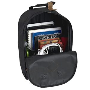 Summit Ridge Laptop Backpack for Women, Men for Travel, School, College Backpack with Padded Back, Adjustable Padded Shoulder Straps (Black)