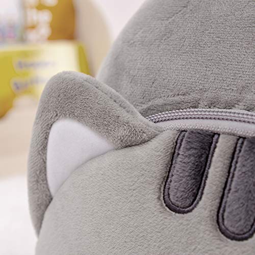 Lazada Toddler Backpack Cat Animal Kids Backpacks for Girls Kitty Plush Bag Gray Age 3+