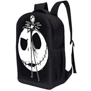 Disney Nightmare Before Christmas Backpack - Jack Big Face Disney 17 Inch Air Mesh Padded Bag (Jack Big Face)