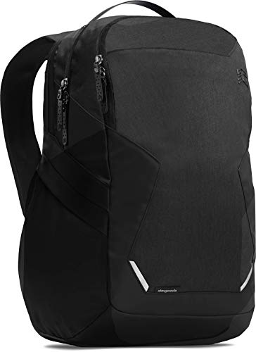 STM Myth 28L Backpack - Durable, Stylish, and Laptop Backpack for Men and Women with Pockets - Fits 15" Laptop and 16" MacBook Pro with Laptop Protection - Black (stm-117-187P-05)