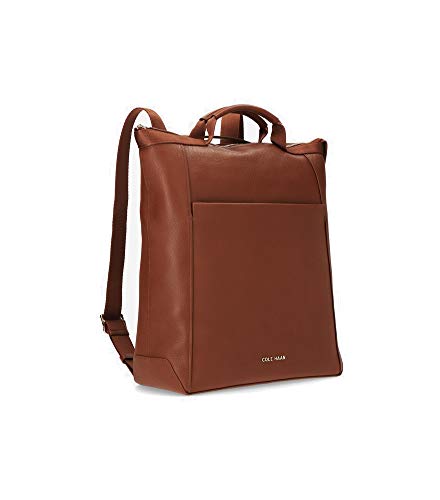 Cole Haan Grand Ambition Leather Convertible Backpack British Tan One Size
