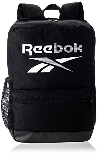 Reebok Training Essentials Unisex Adult Backpack, Black/White, One Size