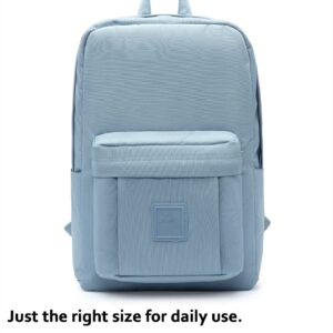 HotStyle 599s Simple Backpack, Classic Bookbag with Multi Pockets, Durable for School & Travel, Dark Pastel Blue