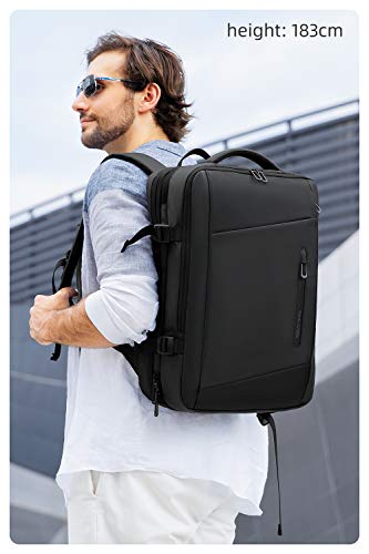 Laptop Backpack,Mark Ryden 17.3 inch Carry-on Business Backpack Men, Laptop bag with USB Charging Port, Waterproof,Hand Luggage Backpack For Men(Expandable 26L-40L)